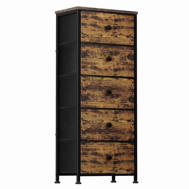 Ojaswi 5-Drawer Dresser, Chest of Drawers, Bedroom Dresser