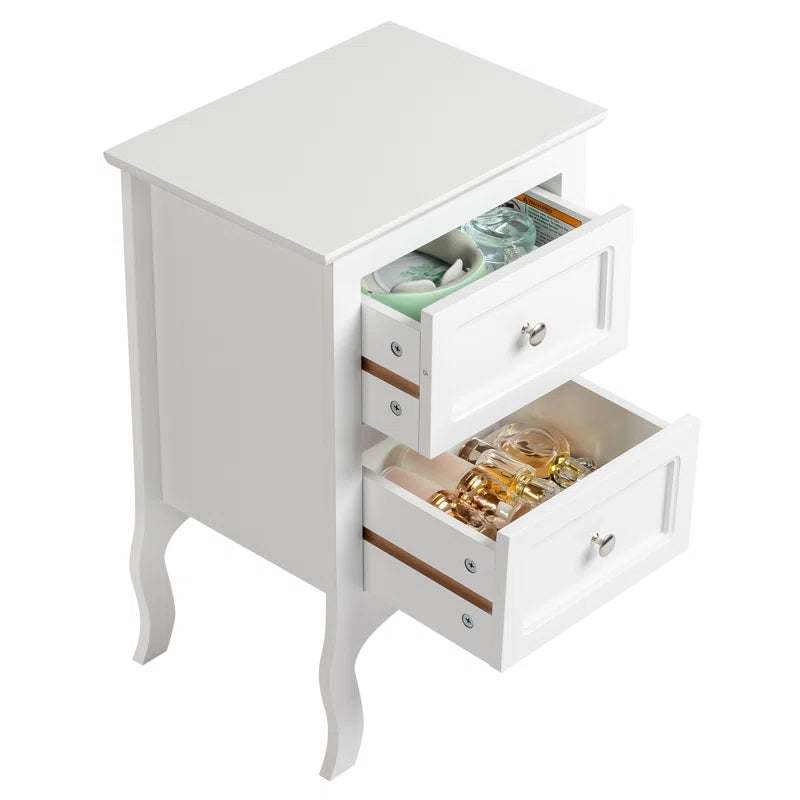 Authement 2 - Drawer End Table Storage Cabinet (Set of 2)