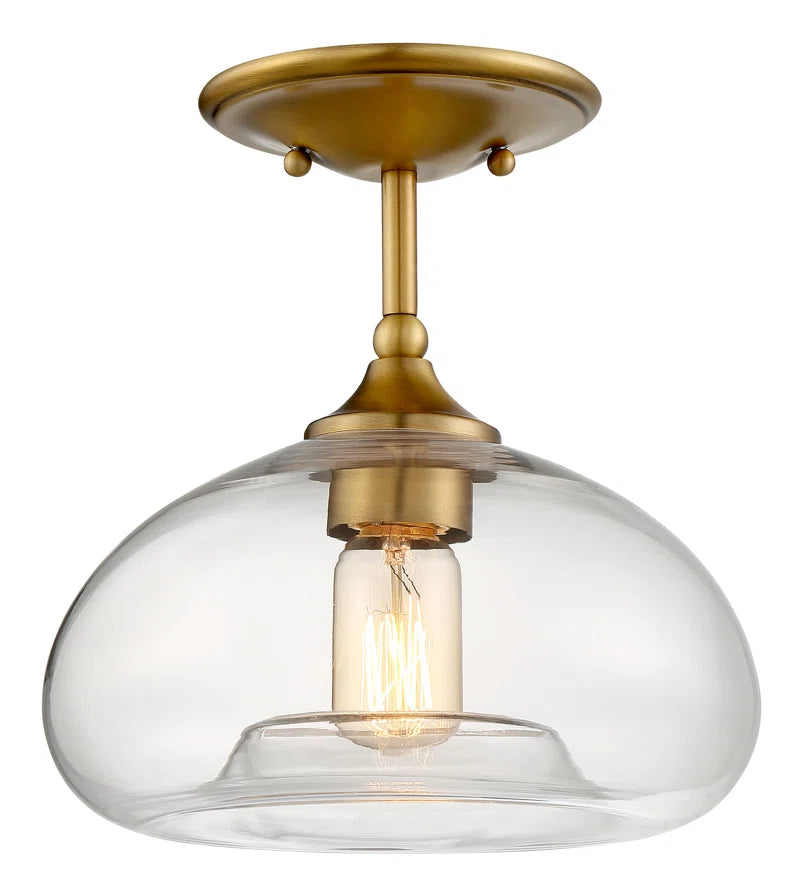 Lani Glass Semi Flush Mount