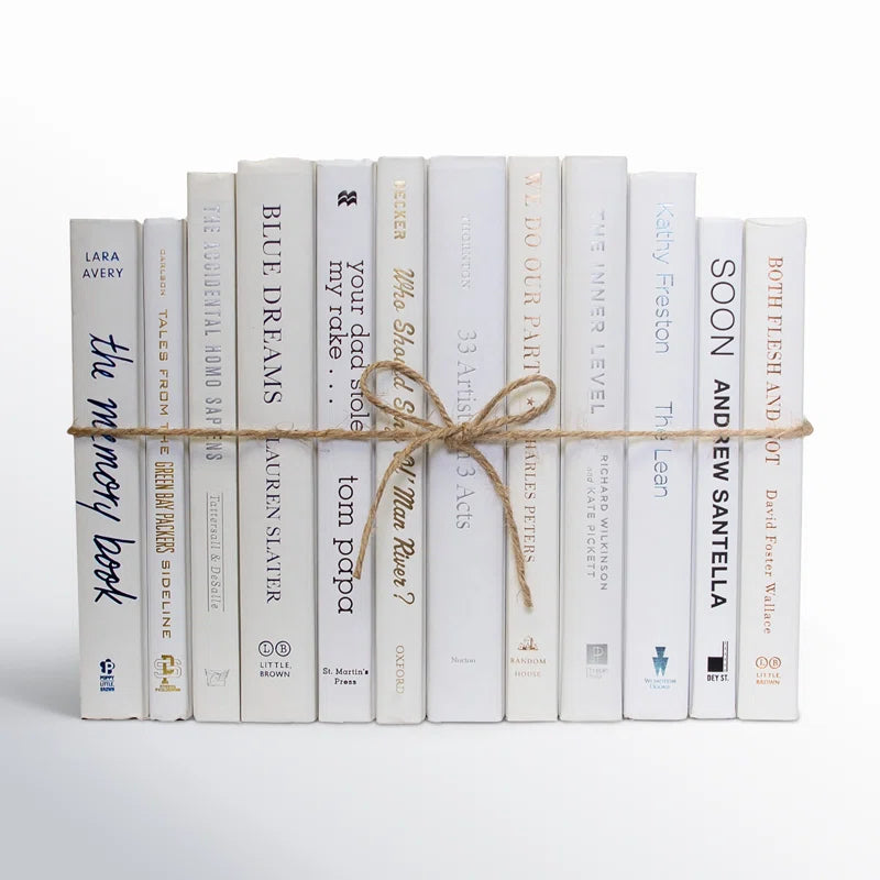 Serefina White Decorative Book Set
