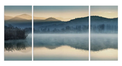 " Quiet Morning " 3 - Pieces Painting Print