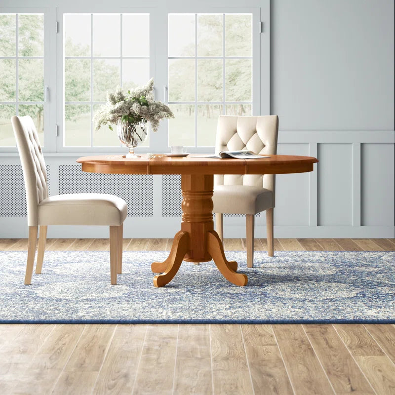 Kaneshiro Extendable Oak Solid Wood Dining Table