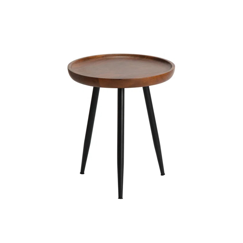 Castiglia Solid Wood Tray Top End Table