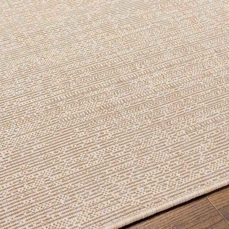 Mendota Geometric Tan Indoor/Outdoor Area Rug
