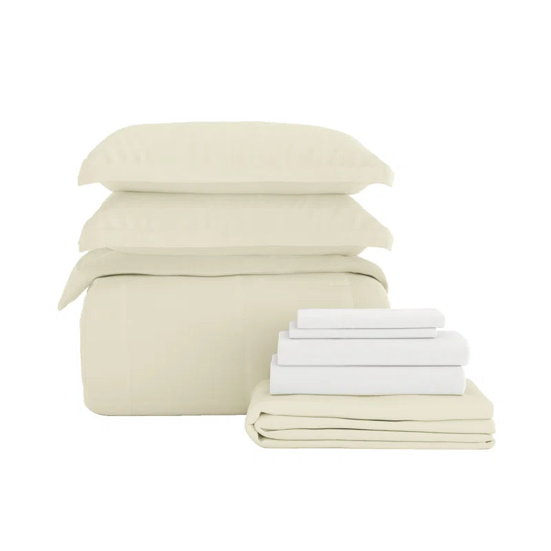 Microfiber 8 Piece Bedding Set