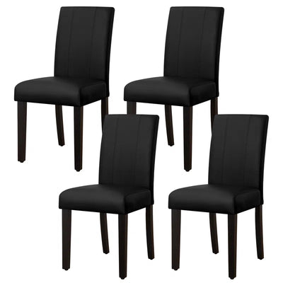 Modern Faux Leather Waterproof Upholstered Dining Chair