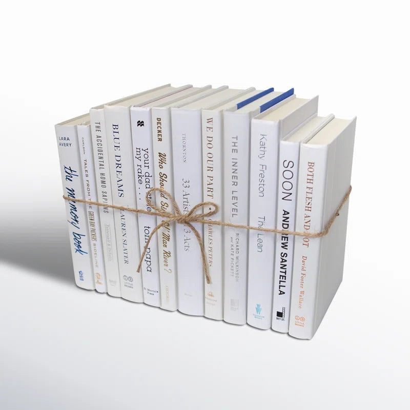 Serefina White Decorative Book Set