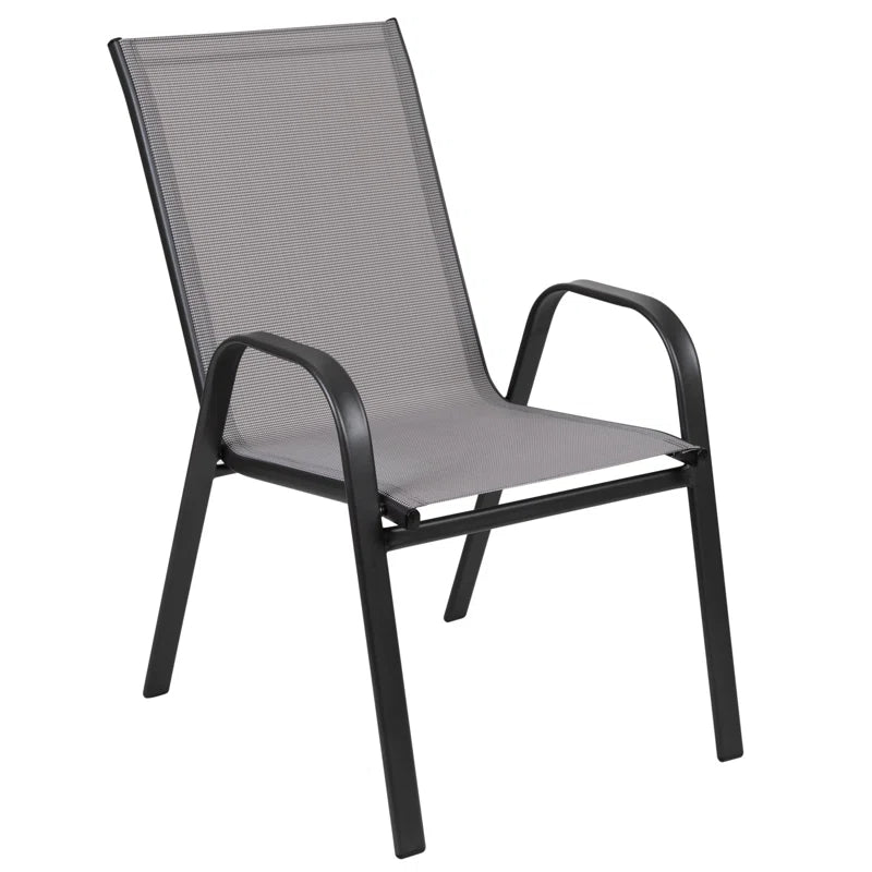 Artu Stackable Flex Comfort Sling Outdoor Patio Chairs by Flash Furniture