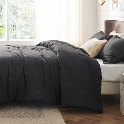 Cationic Dyed Printed Comforter Set