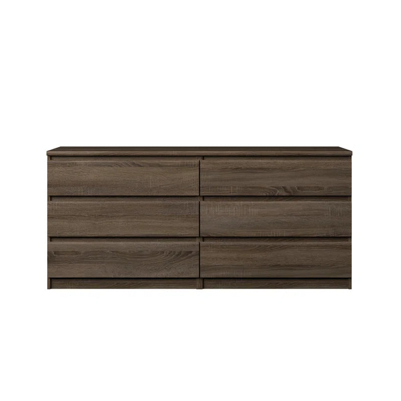 Jada 6 Drawer 60.5" W Double Dresser
