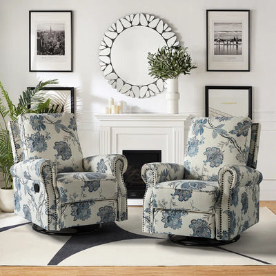 Antasia 34'' W Rocking Swivel Nursery Recliner
