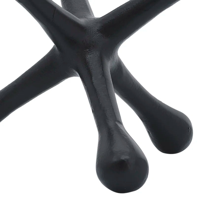 Modern Abstract Aluminum Decorative Object - Unique Geometric Metal Accent Sculpture for Contemporary Decor