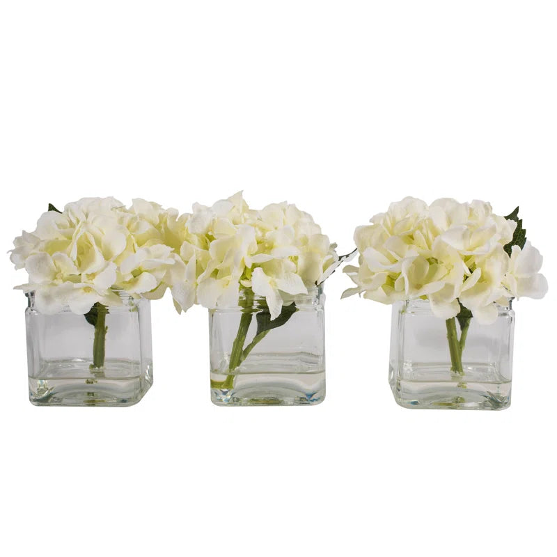 Altura Hydrangeas Centerpiece in Vase