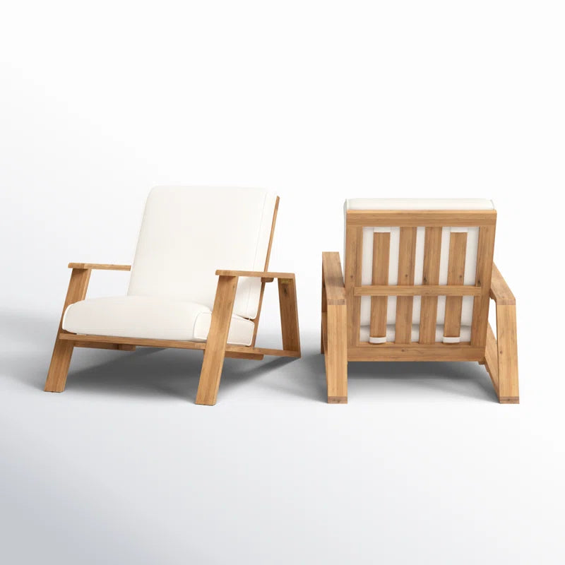 Isham Patio Chair with Cushions