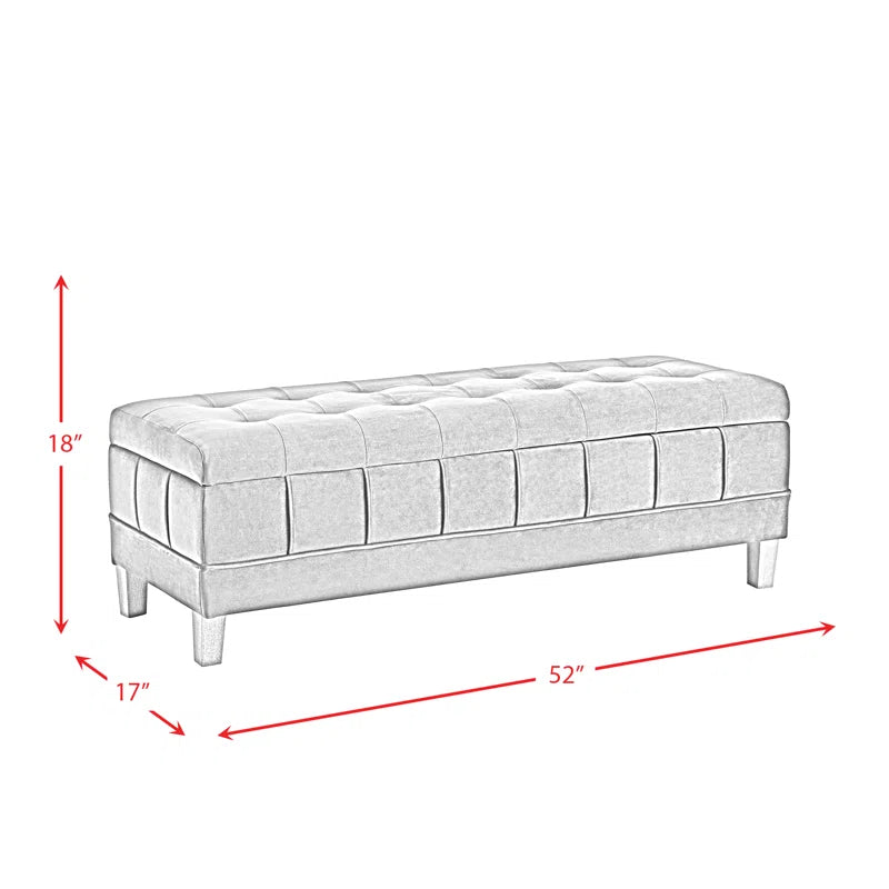 Gloria Velvet Ottoman
