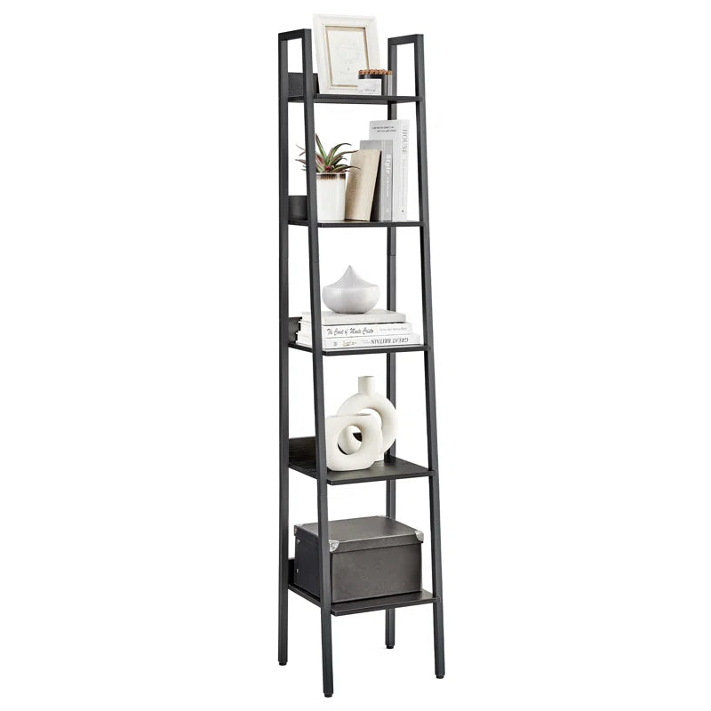 Maurus Steel Ladder Bookcase, Bookself for Home Office