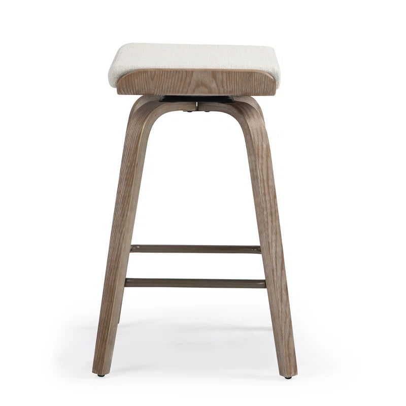 Magdiel Swivel Upholstered Counter Stool