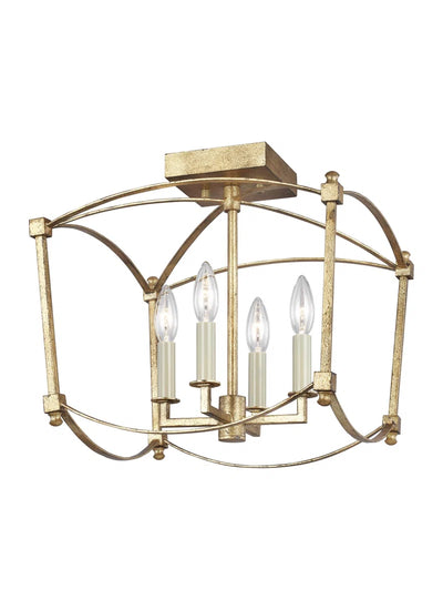 Olive Semi Flush Mount