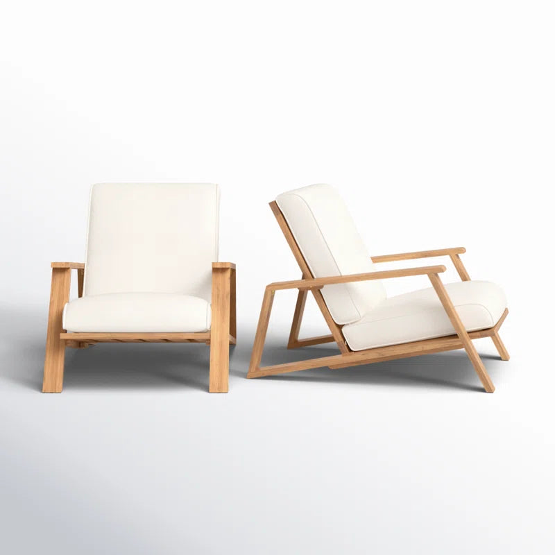 Isham Patio Chair with Cushions