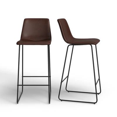Liekele Upholstered Counter Height Modern Dining Stools