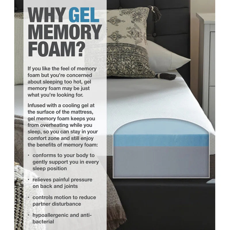 Firm Gel Memory Foam Mattress