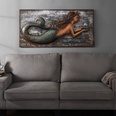 Handmade Coastal Fantasy & Sci-Fi Wall Decor on Metal