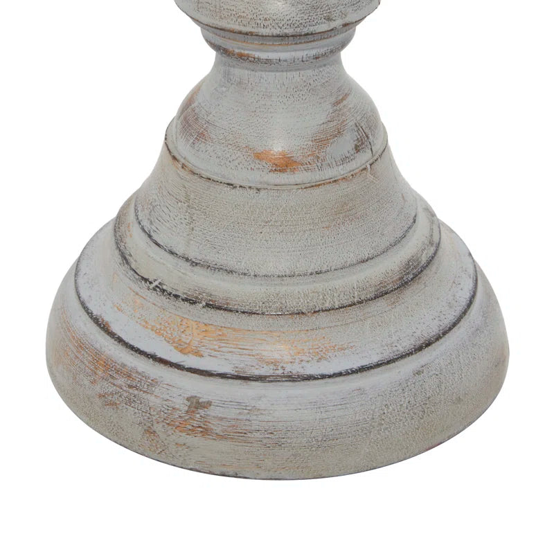 Schoenfeld Wood Tabletop Candlestick