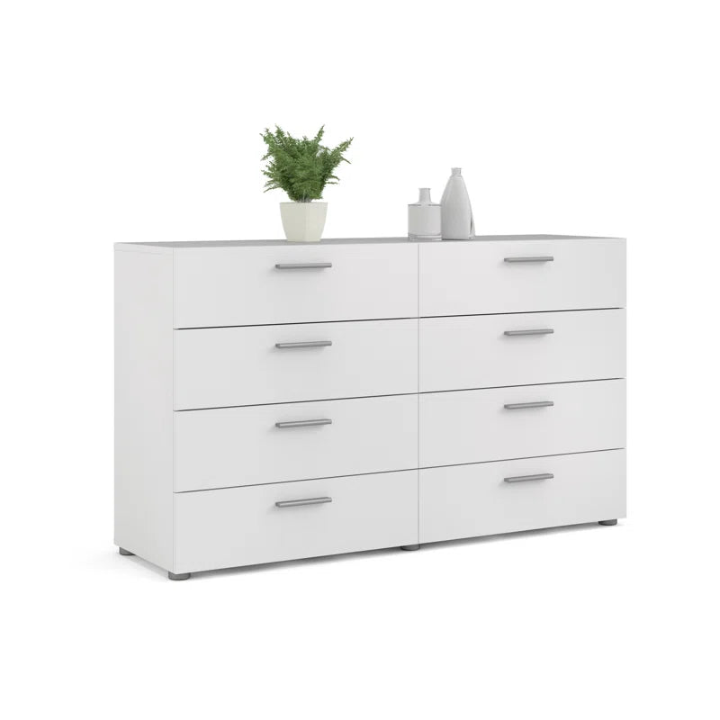 Gianna 8 Drawer 55.12" W Double Dresser