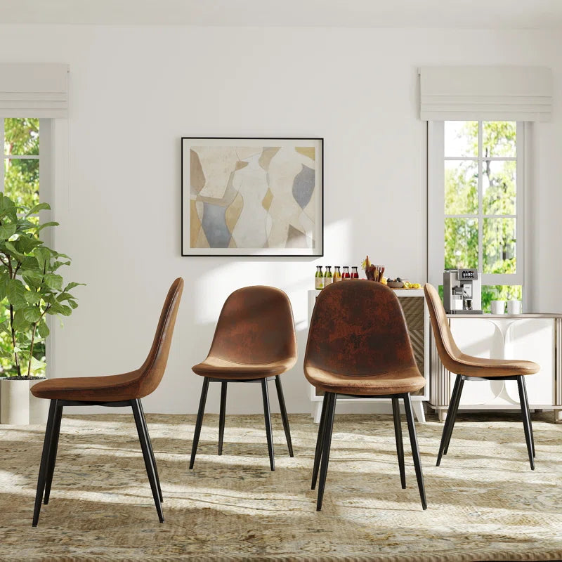 Minehead Upholstered Side Dining Chair for Living Room Kitchen Dining Room