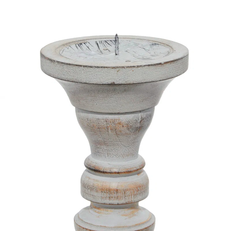 Schoenfeld Wood Tabletop Candlestick