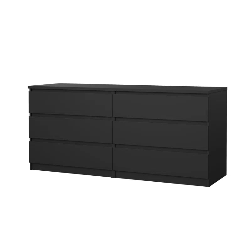 Jada 6 Drawer 60.5" W Double Dresser