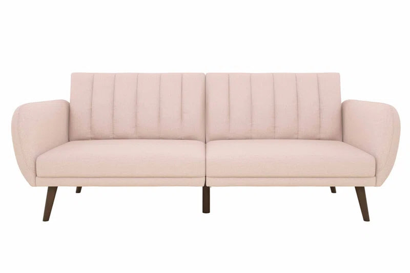 Brittany 81.5" round Arm Convertible Sofa