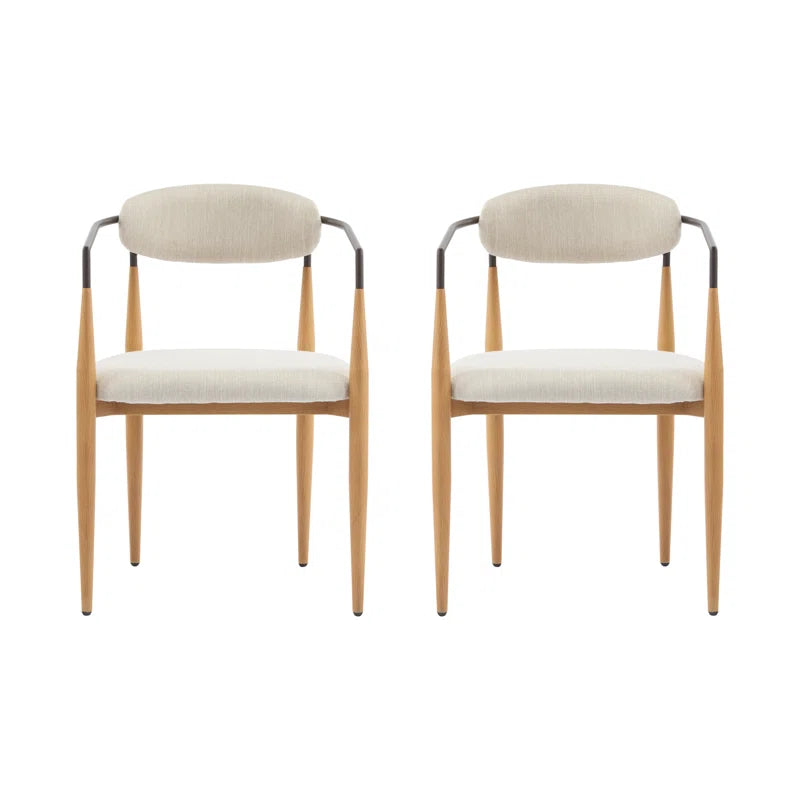Nayalis Low Back Upholstered Dining Chairs