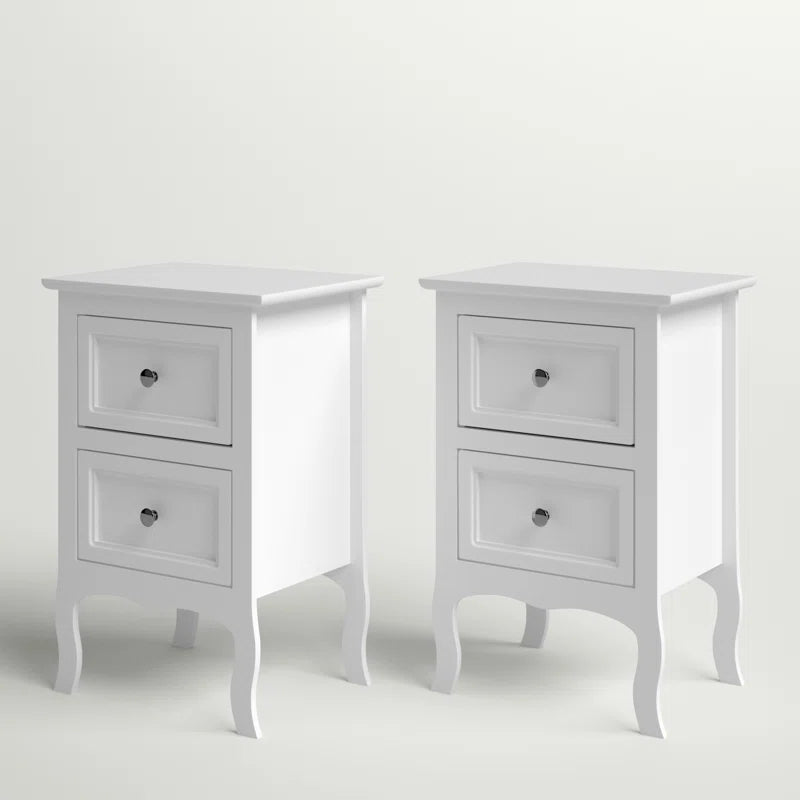 Authement 2 - Drawer End Table Storage Cabinet (Set of 2)
