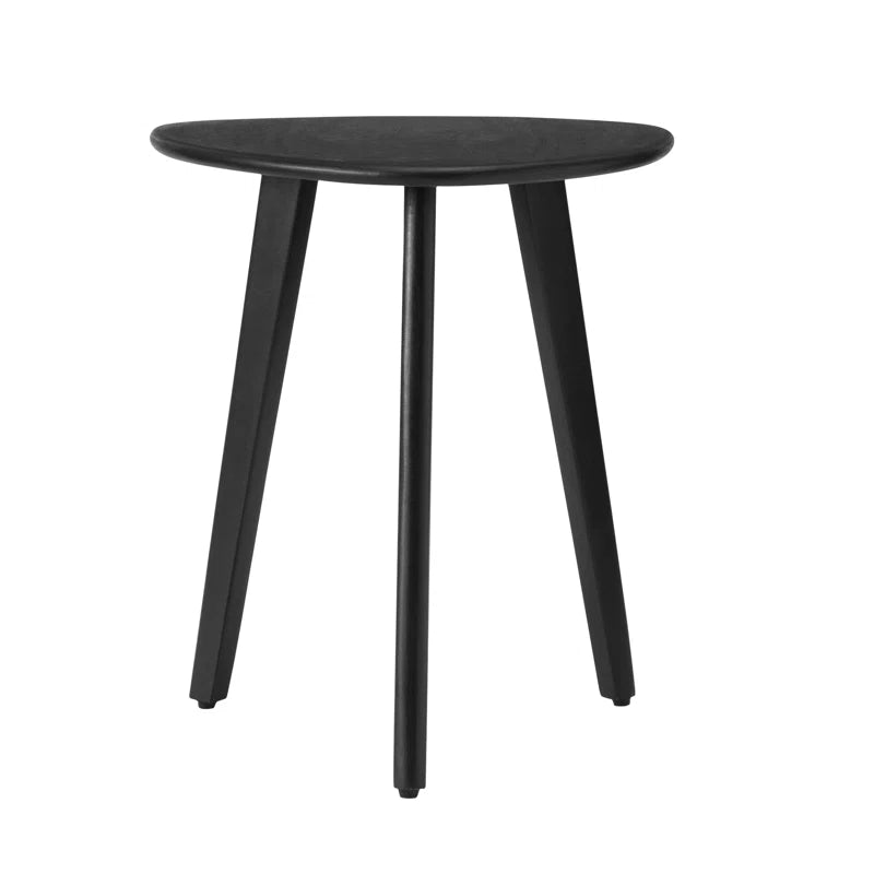 Azori Solid Wood 3 Legs End Table