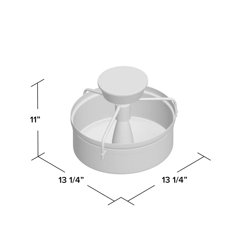 Pollak Glass Semi Flush Mount