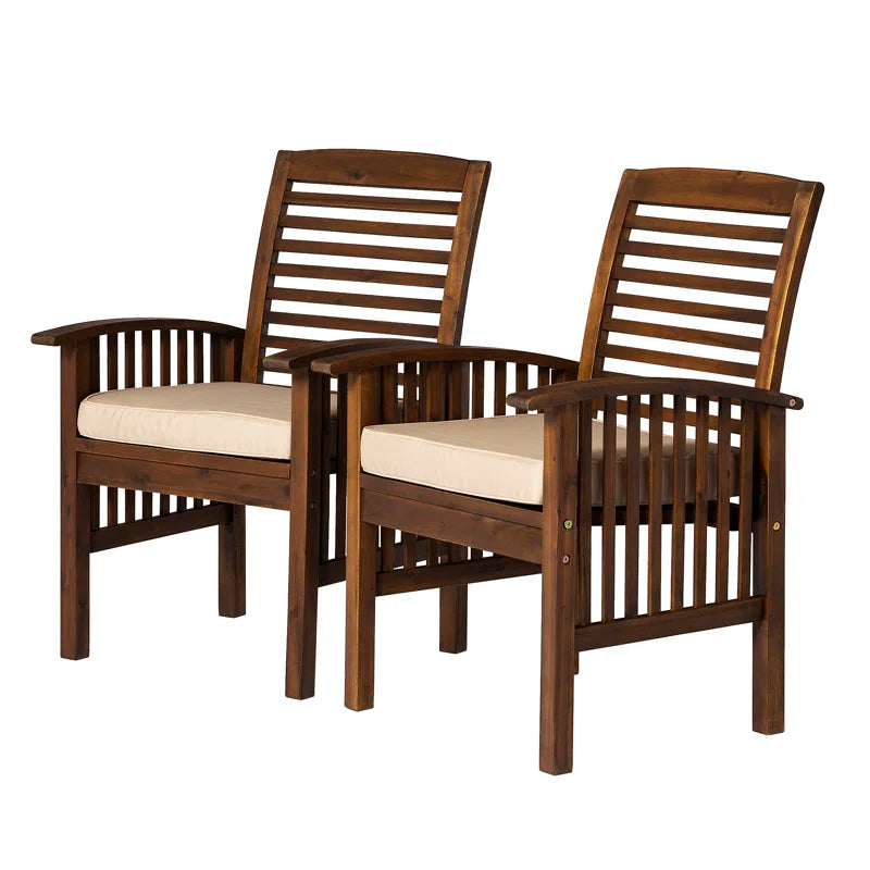 Outdoor Dining Armchair with Cushion