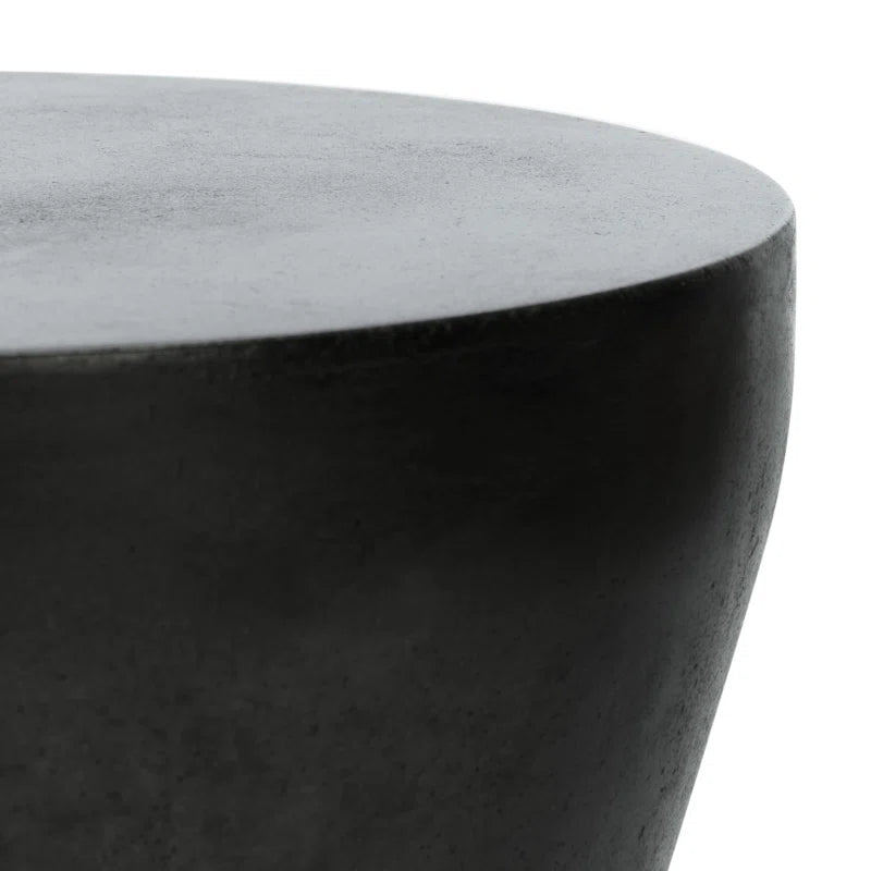 Zenni round Concrete Outdoor Side Table