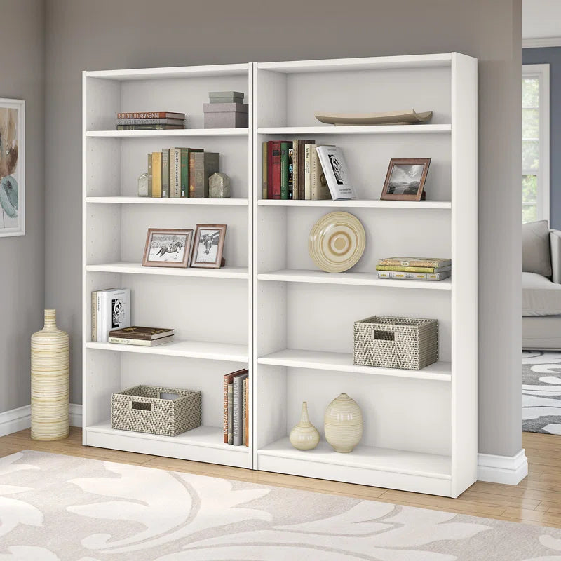 Doyno Tall 5 Shelf Bookcase, Storage and Display Bookshelf for Home Office and Living Room
