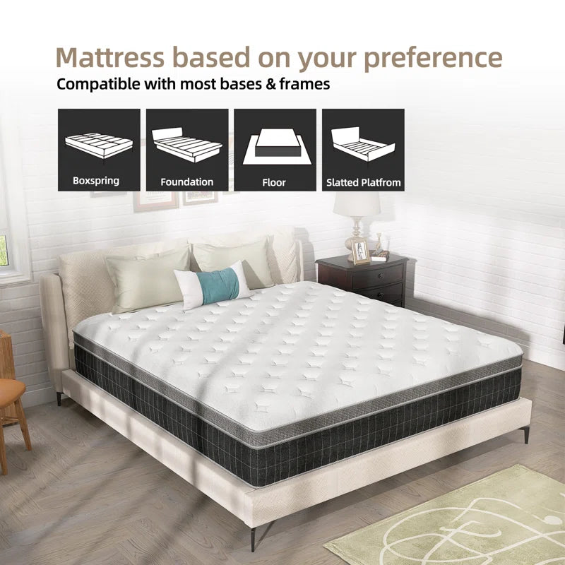 Trina Medium Memory Foam Pocket Spring Hybrid Mattress