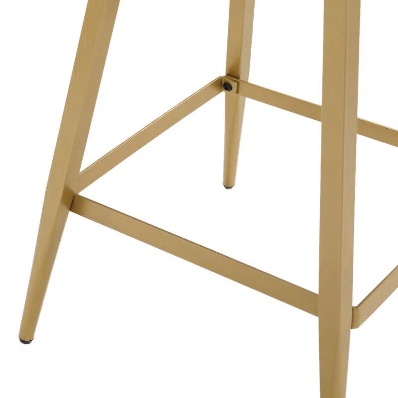 Rasnick Upholstered Counter Stool with Metal Frame