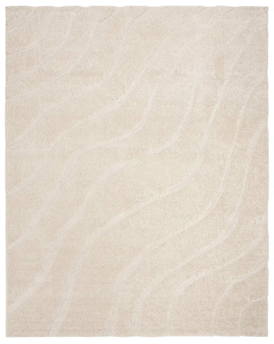 Ashal Abstract Cream Area Rug