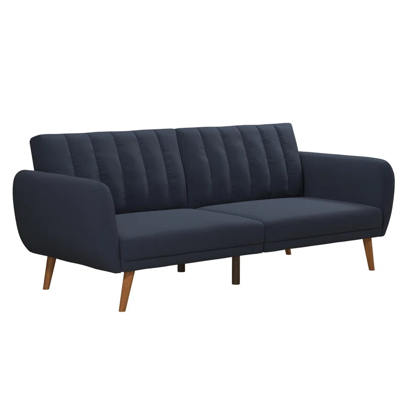 Brittany 81.5" round Arm Convertible Sofa