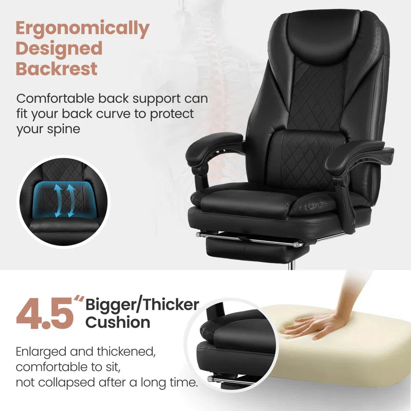 Azteca Ergonomic Executive Chair with Footrest