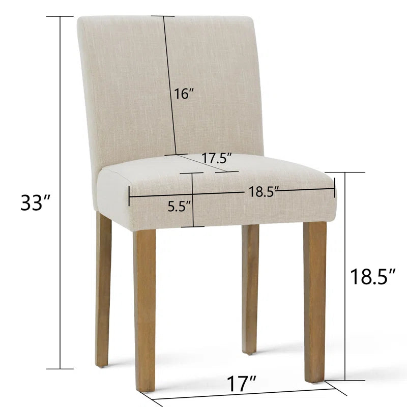 Alesana Linen Parsons Chair
