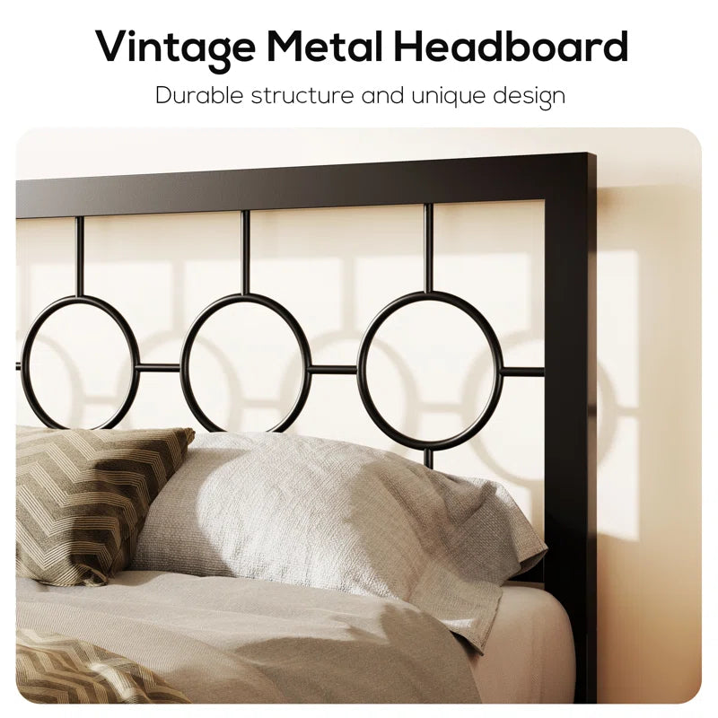 Bloneva Metal Open-Frame Bed