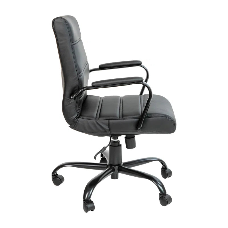 Whitney Ergonomic Upholstered Mid-Back Swivel Office Chair