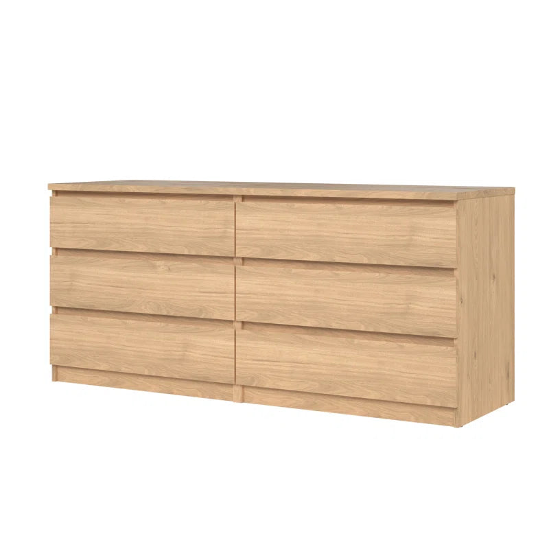 Jada 6 Drawer 60.5" W Double Dresser