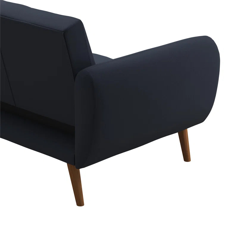 Brittany 81.5" round Arm Convertible Sofa