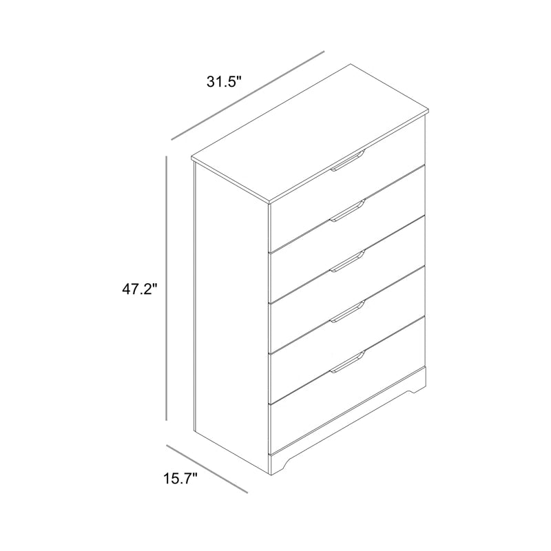 Aroob 5 Drawer 31.5&